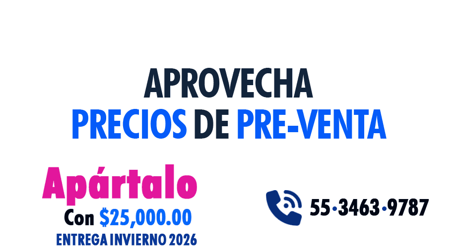 Aprovecha Precios de PRE-VENTA Residencial Espejia II