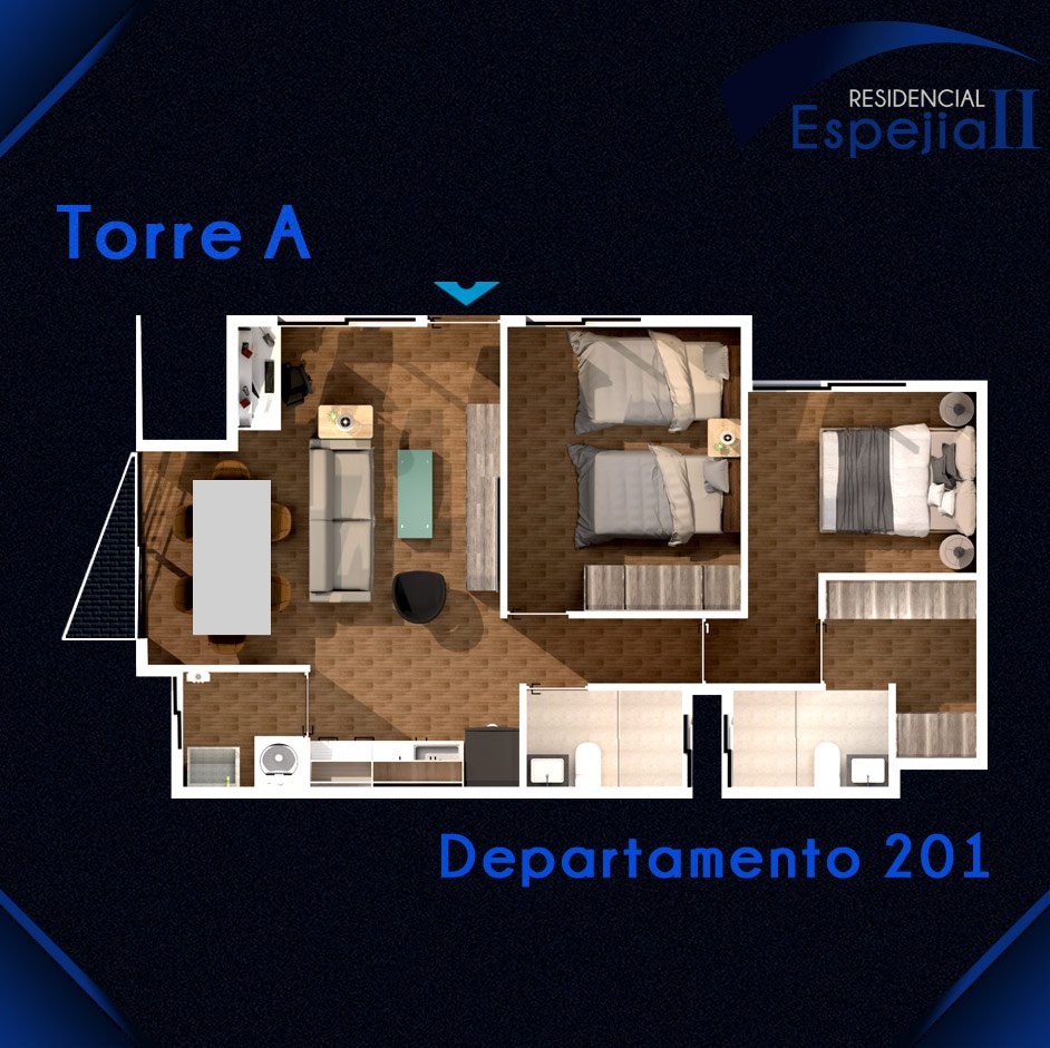Departamento 201 Residencial Espejia II