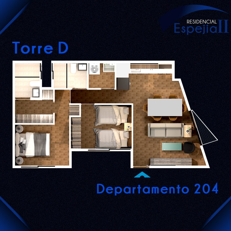 Departamento 204 Residencial Espejia II