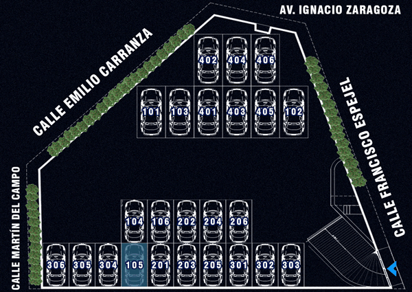 Lugar de Estacionamiento Departamento 105