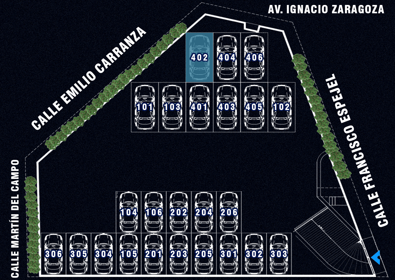 Lugar de Estacionamiento Departamento 402