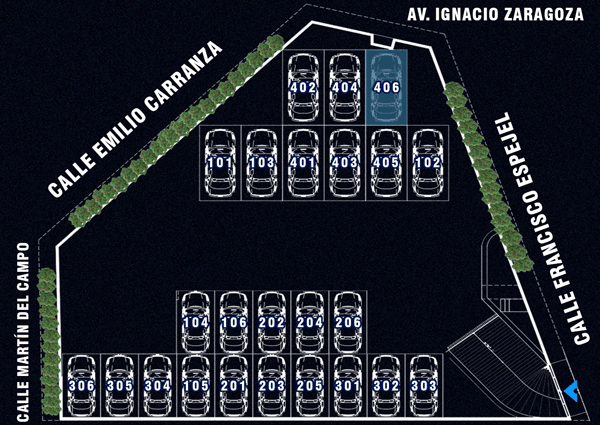 Lugar de Estacionamiento Departamento 406